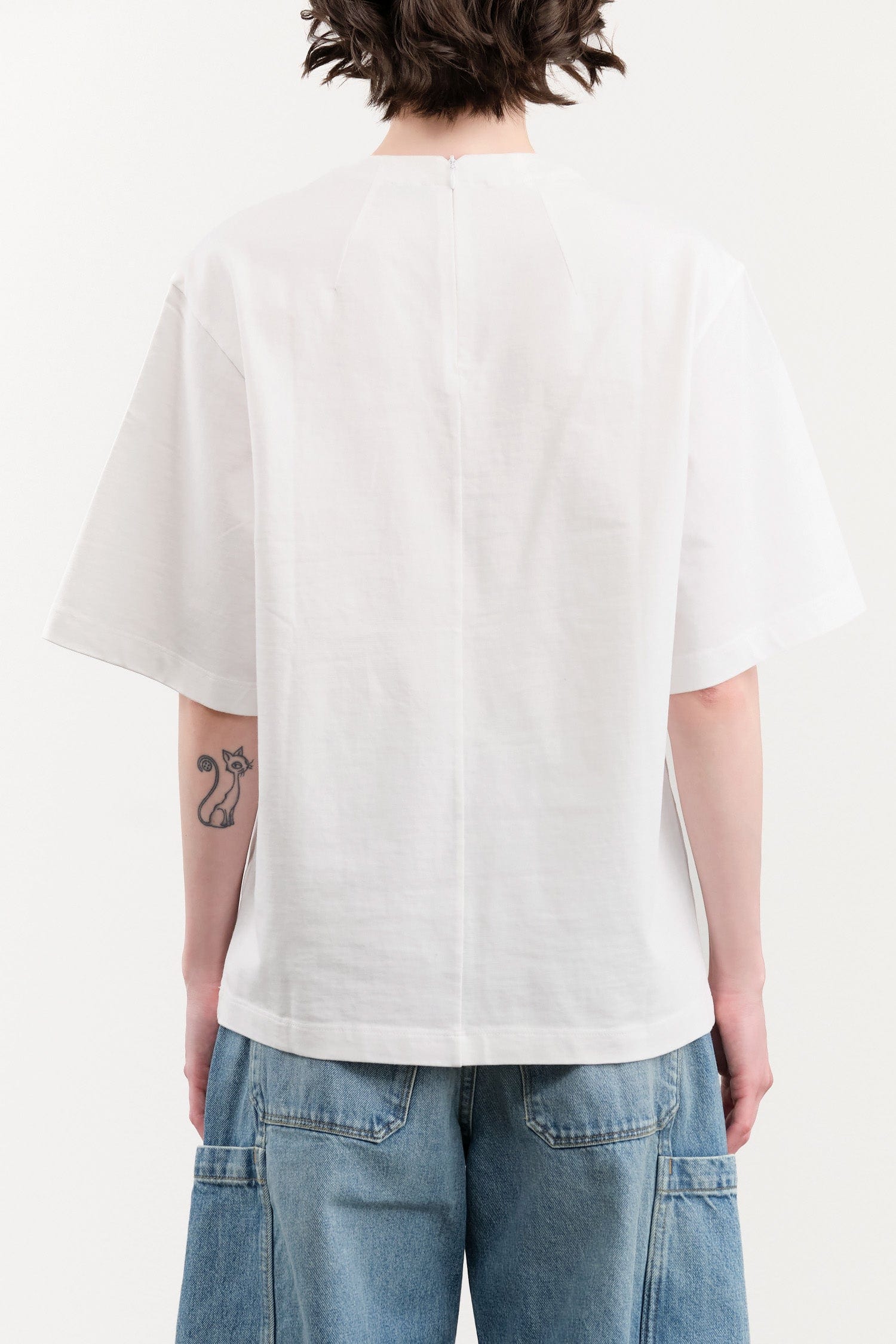 Rachel Comey Apparel Womens Blouses Gaites Tee in White