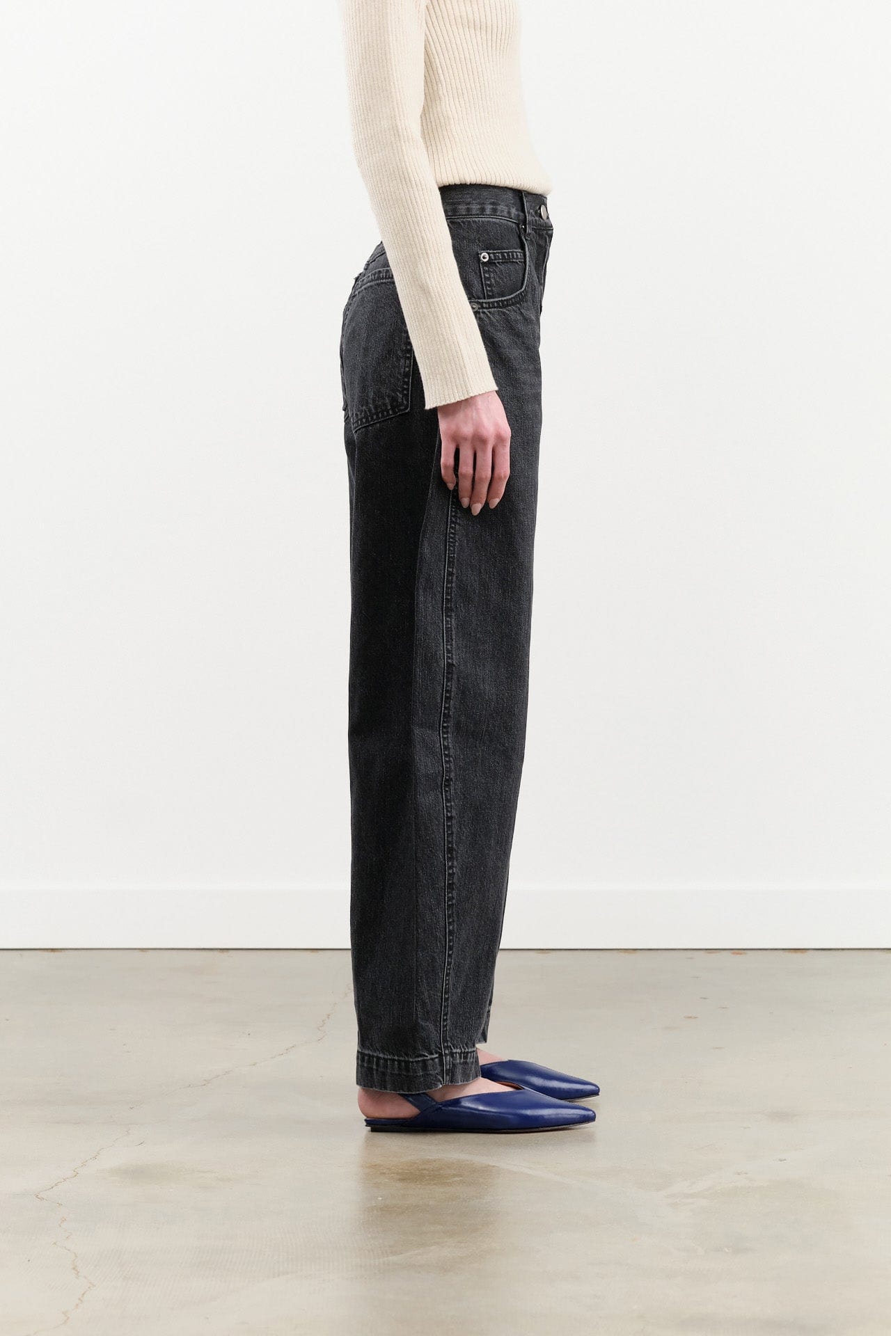 Rachel Comey Apparel Womens Denim Keenan Pant in Black