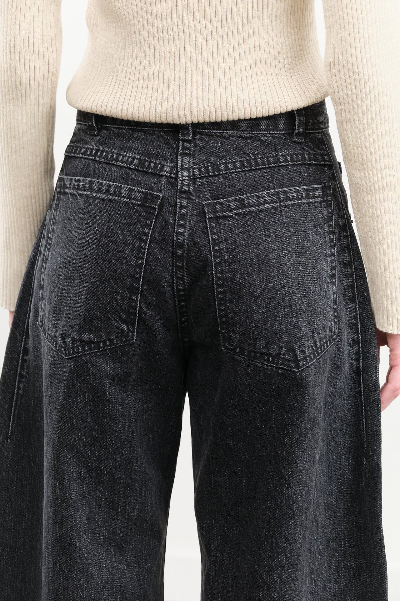 Rachel Comey Apparel Womens Denim Keenan Pant in Black