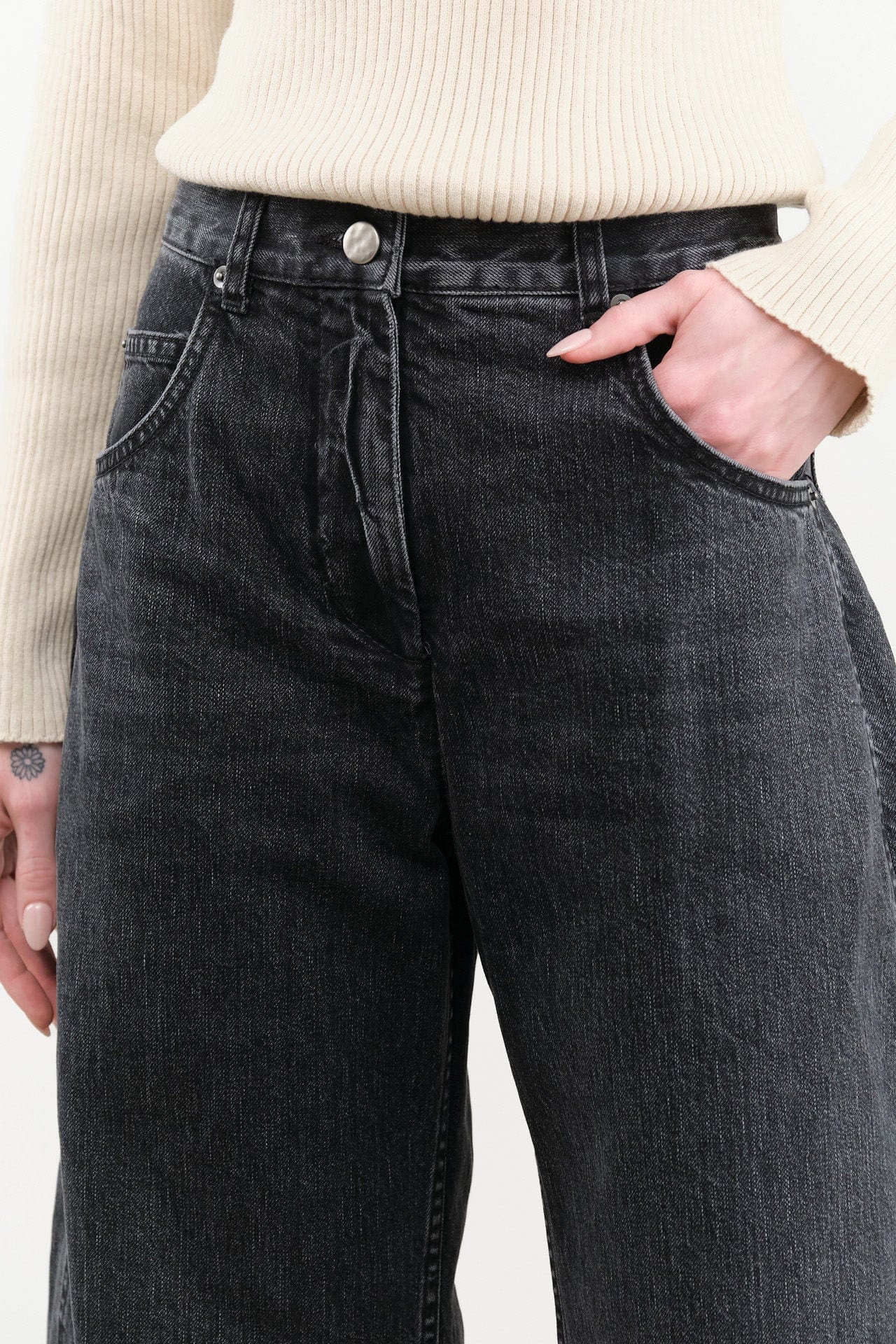Rachel Comey Apparel Womens Denim Keenan Pant in Black