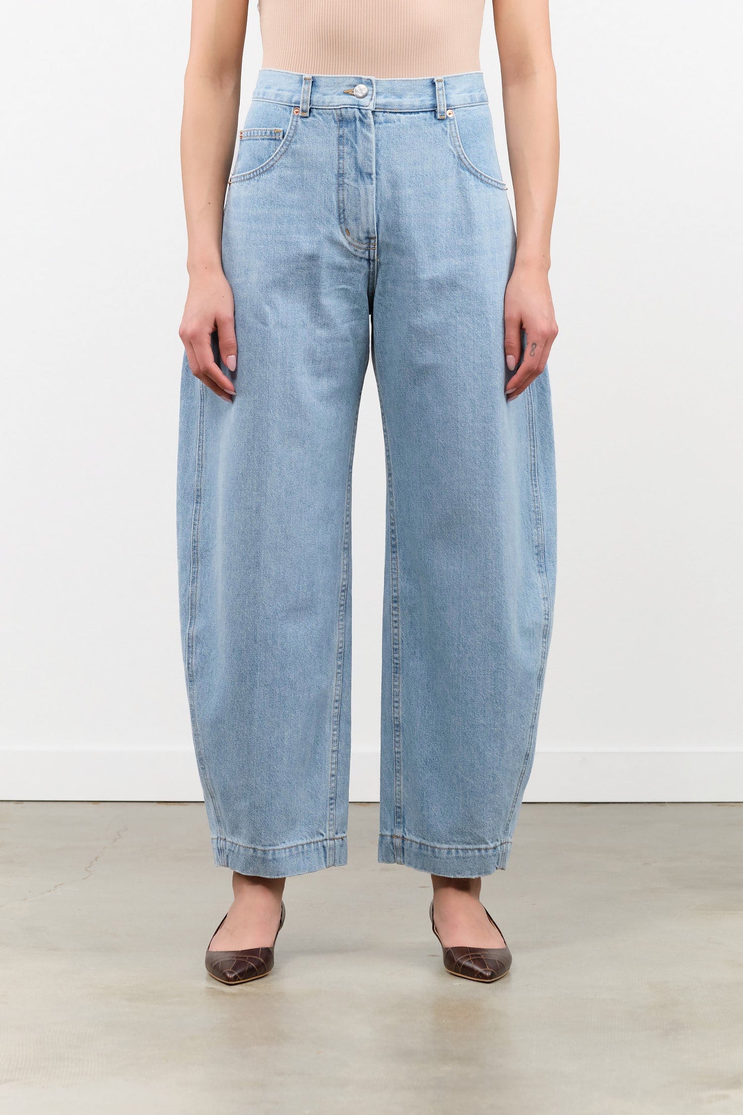 Rachel Comey Apparel Womens Denim Keenan Pant in Light Wash