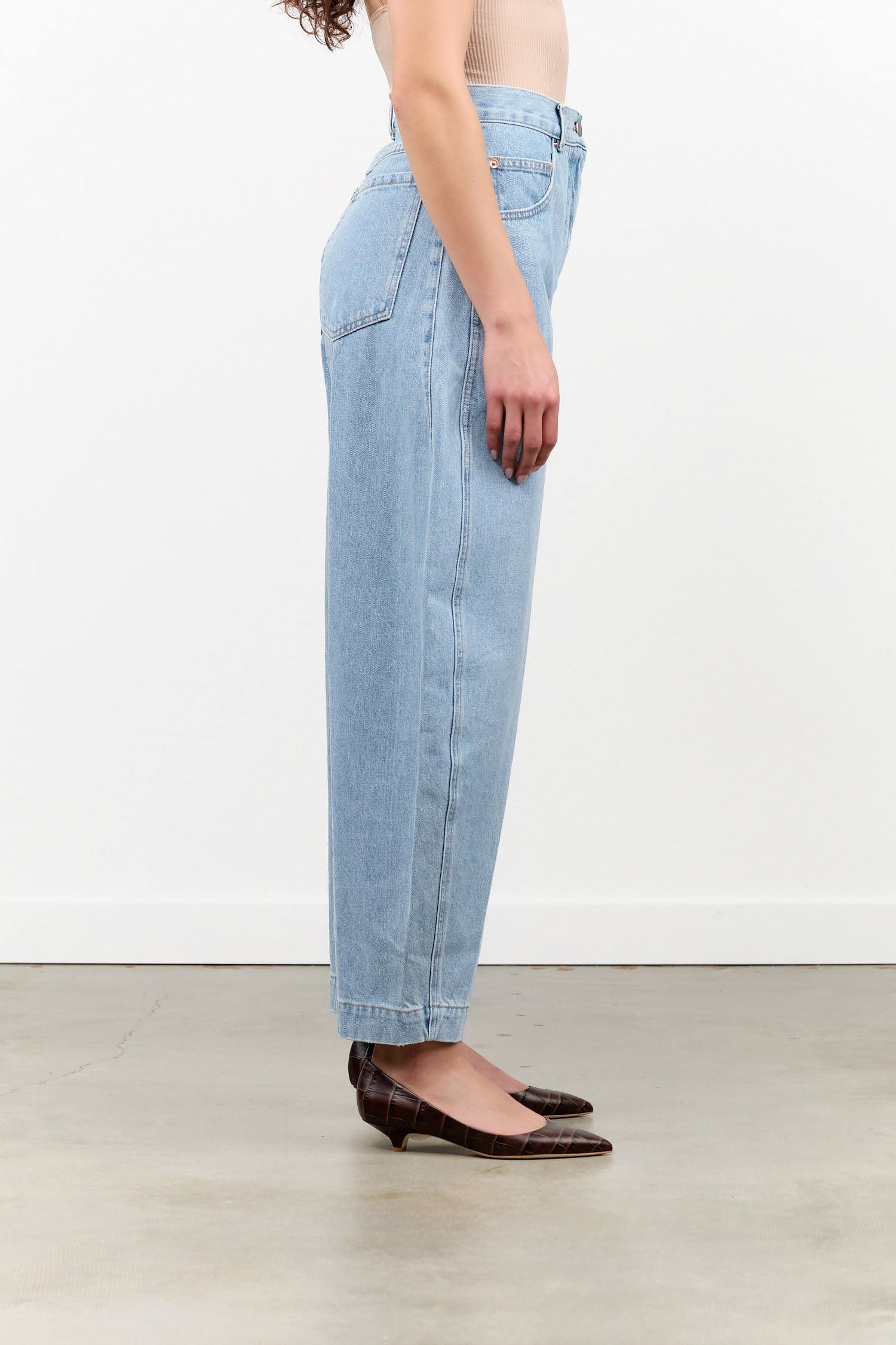 Rachel Comey Apparel Womens Denim Keenan Pant in Light Wash