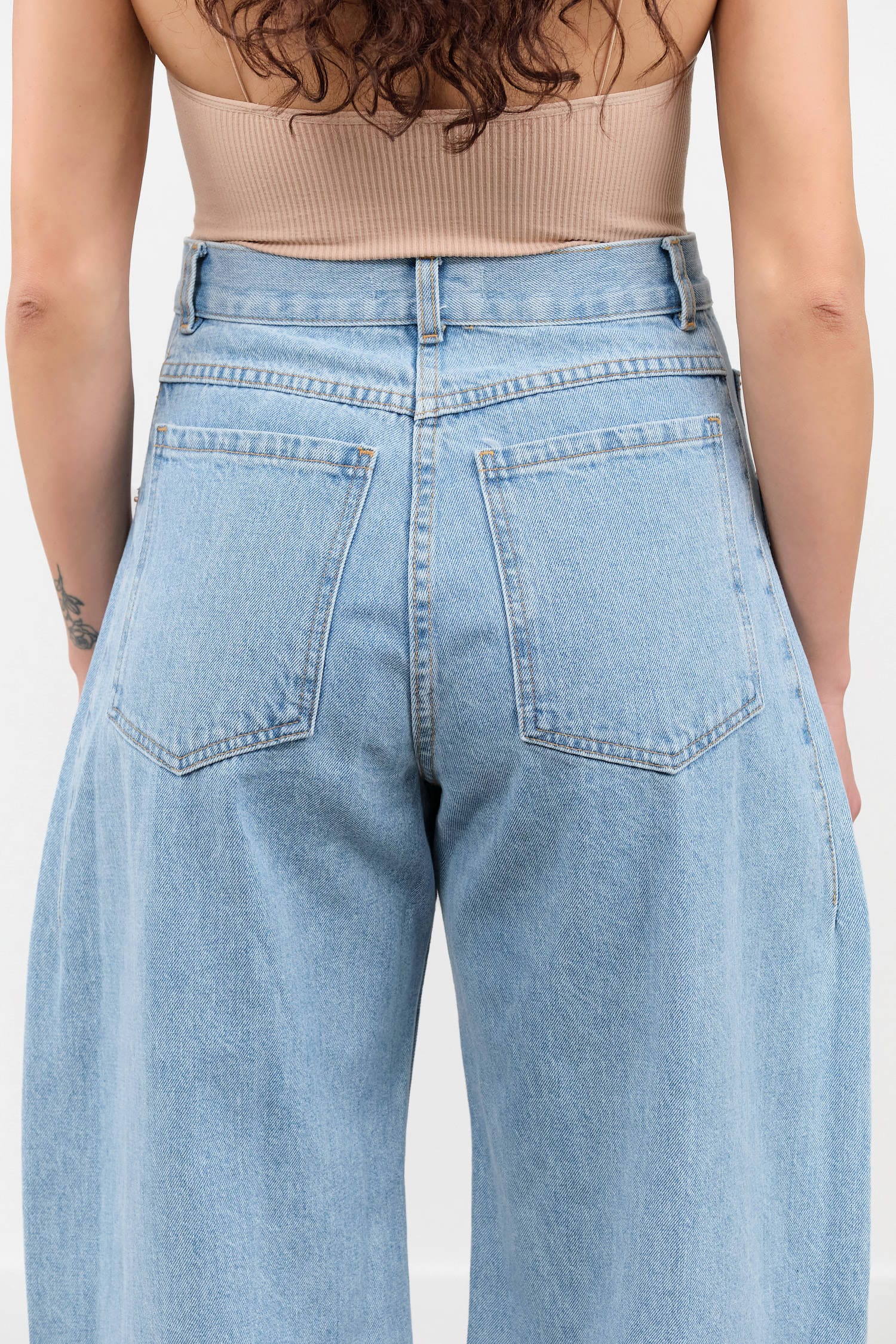 Rachel Comey Apparel Womens Denim Keenan Pant in Light Wash
