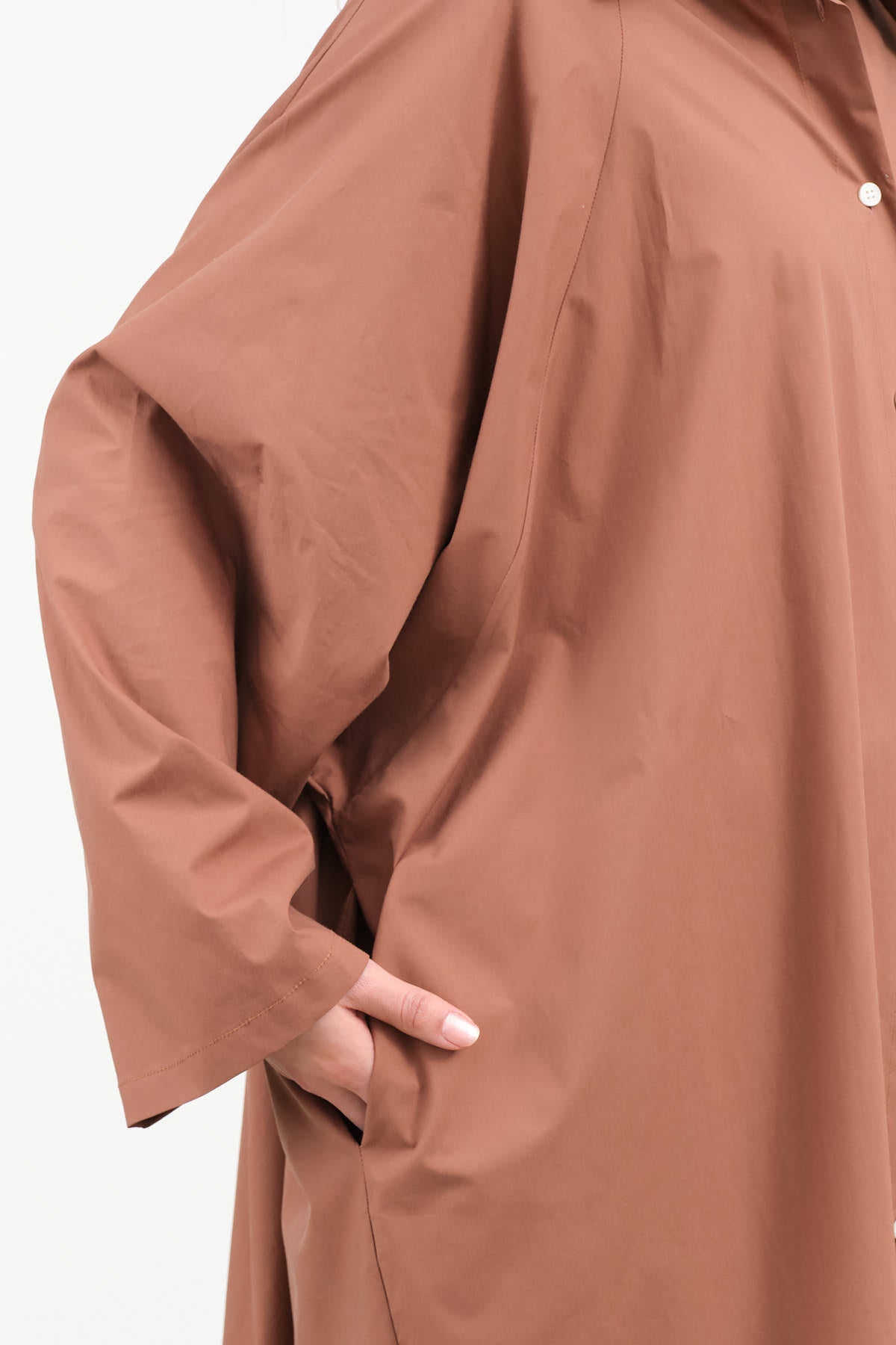 Sleeve view of Naz Dress in Sienna