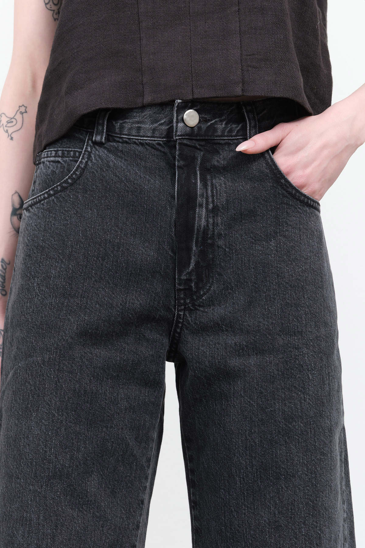 Rachel Comey Apparel Womens Denim Puerto Pant in Black