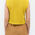 Back view of Relent Top in Yellow