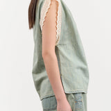 Rachel Comey Apparel Womens Blouses Via Top