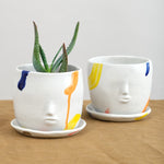 Rami Kim Studio Home Planters Face Pot Set in Dream Dream