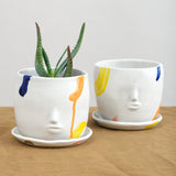 Rami Kim Studio Home Planters Face Pot Set in Dream Dream
