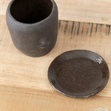 Rami Kim Studio Home Planters Face Pot Set in Raw Black Raw Black