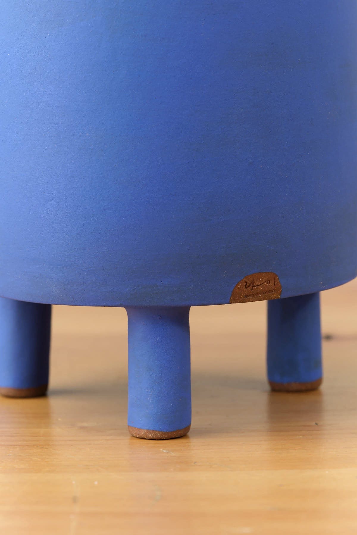 Rami Kim Studio Home Planters Tripod Mini Face Planter in Blue Intense Blue