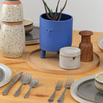 Rami Kim Studio Home Planters Tripod Mini Face Planter in Blue Intense Blue