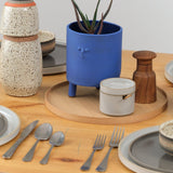 Rami Kim Studio Home Planters Tripod Mini Face Planter in Blue Intense Blue