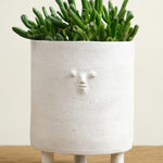 Rami Kim Studio Home Planters Tripod Mini Face Planter in White White