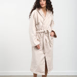 Saarde Apparel Womens Lounge Vintage Wash Robe in Clay