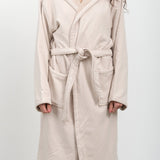 Saarde Apparel Womens Lounge Vintage Wash Robe in Clay Clay / S/M