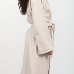 Saarde Apparel Womens Lounge Vintage Wash Robe in Clay