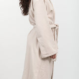 Saarde Apparel Womens Lounge Vintage Wash Robe in Clay