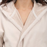 Saarde Apparel Womens Lounge Vintage Wash Robe in Clay
