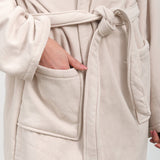 Saarde Apparel Womens Lounge Vintage Wash Robe in Clay