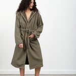 Saarde Apparel Womens Lounge Vintage Wash Robe in Olive
