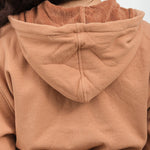 Saarde Apparel Womens Lounge Vintage Wash Robe in Terracotta
