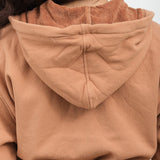 Saarde Apparel Womens Lounge Vintage Wash Robe in Terracotta