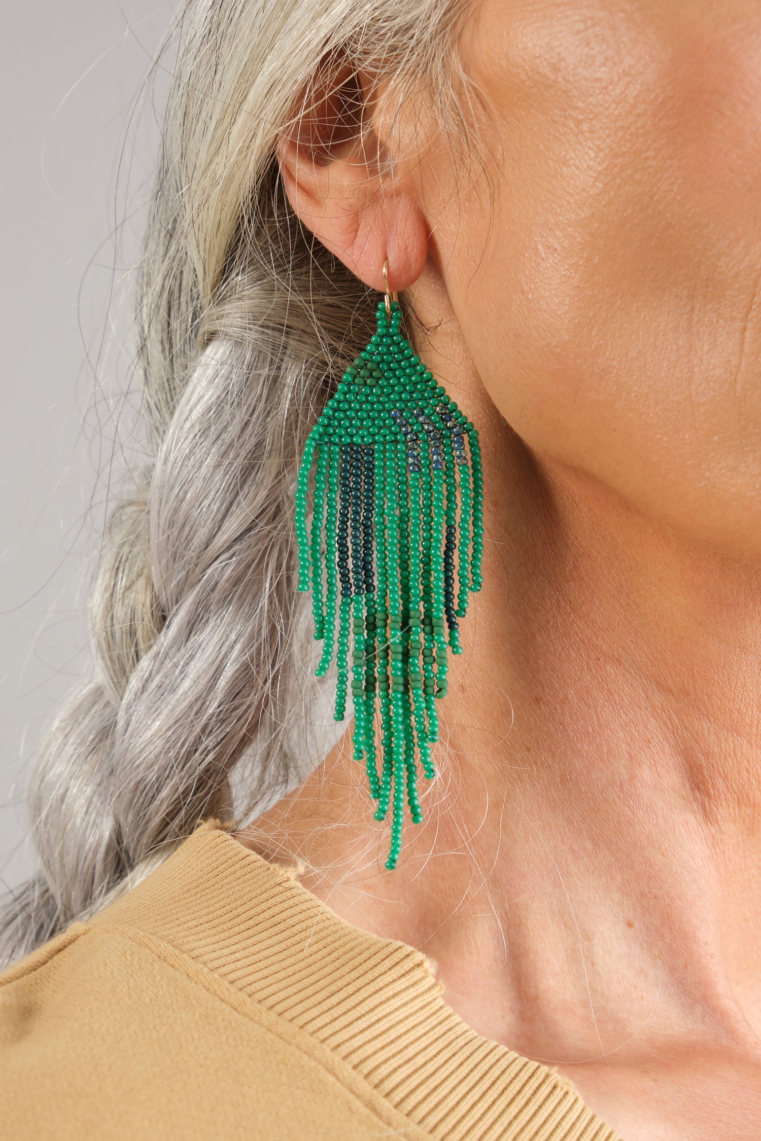 Front view of Jungle Earrings