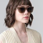 Salt Optics Accessories Sunglasses Sela Sunglasses in Taupe Taupe