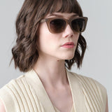 Salt Optics Accessories Sunglasses Sela Sunglasses in Taupe Taupe