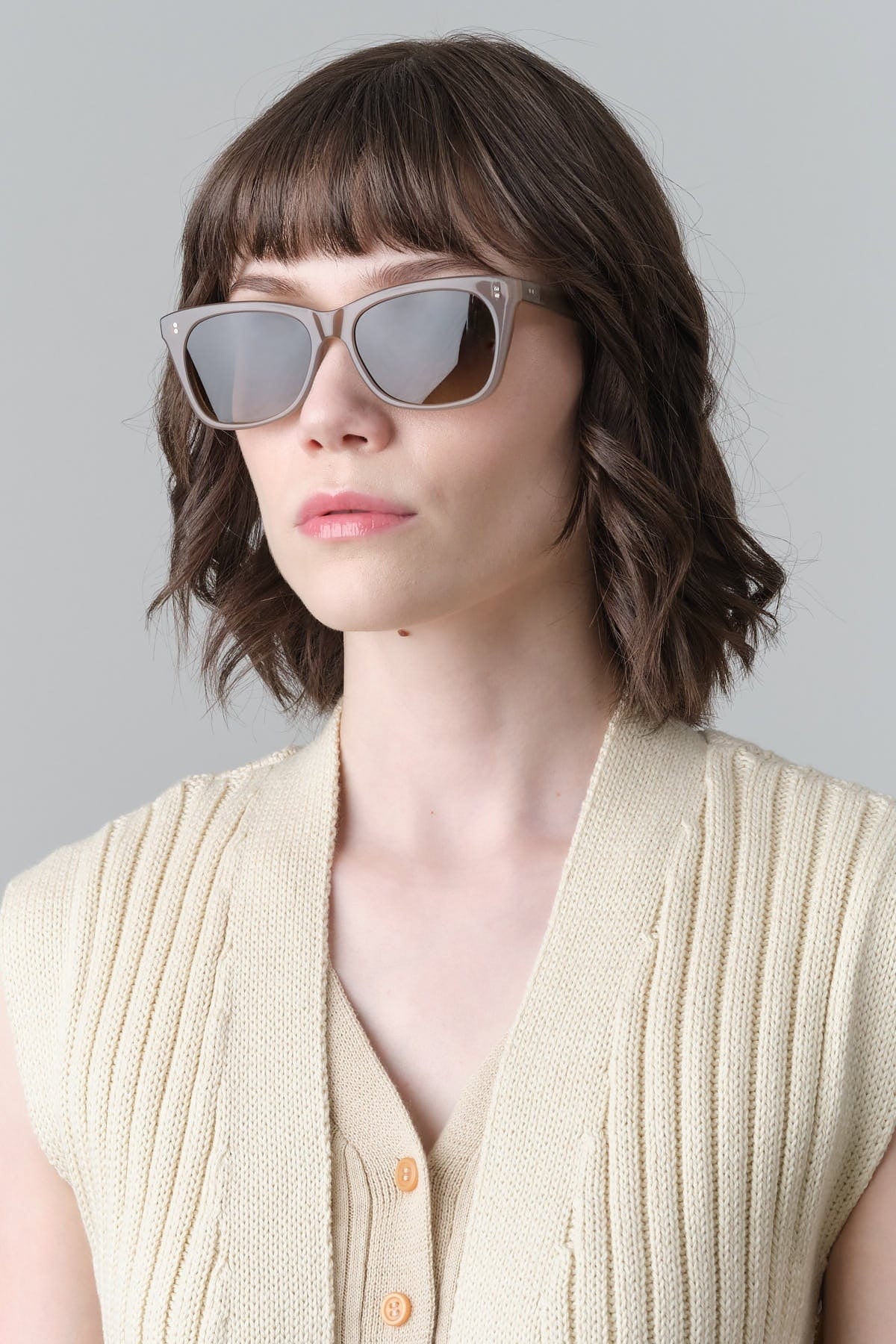 Salt Optics Accessories Sunglasses Sela Sunglasses in Taupe Taupe