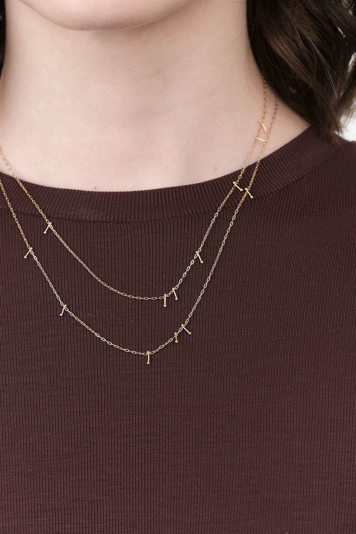 Sarah McGuire Jewelry Necklaces Harbor 2 Necklace 18K Gold / 35" Chain