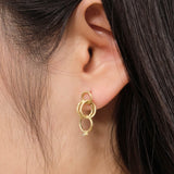 Sarah McGuire Jewelry Earrings Petite Wrought Links Earrings 18K Yellow Gold / 1" L