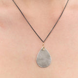 Sarah McGuire Jewelry Necklaces Large Astrid Teardrop Necklace Sterling Silver / 18" Chain