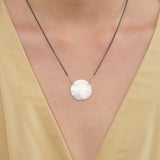 Sarah McGuire Jewelry Necklaces Paper Moon Necklace Sterling Silver / 19" Chain