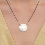Sarah McGuire Jewelry Necklaces Paper Moon Necklace Sterling Silver / 19" Chain