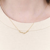 Sarah McGuire Jewelry Necklaces Pave Branch Necklace 18KY Gold / 17" Chain