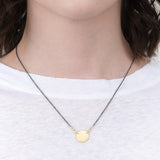 Sarah McGuire Jewelry Necklaces Small Paper Moon Necklace 18KY Gold / 18" Chain
