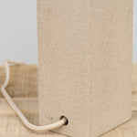 Virginia Sin Home Lamps Denali Table Light Sand / 4" L X 3.5" W X 16.5" H