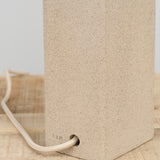 Virginia Sin Home Lamps Denali Table Light Sand / 4" L X 3.5" W X 16.5" H