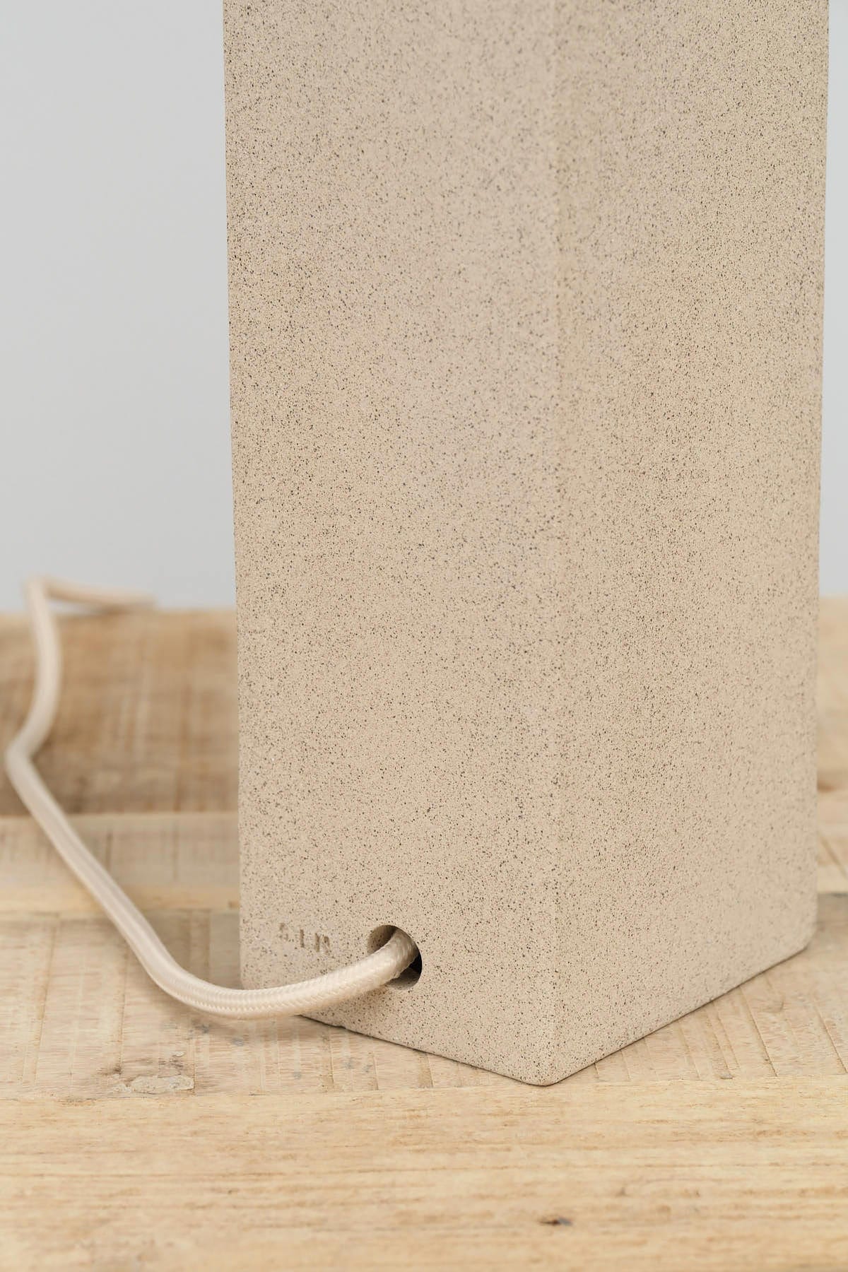 Virginia Sin Home Lamps Denali Table Light Sand / 4" L X 3.5" W X 16.5" H