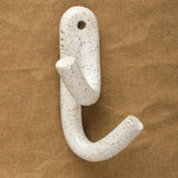 Virginia Sin Home Hooks Leggy Crossed Wall Hook Speckled White / 4.5"L X 2.25"W X 2.25"D