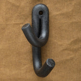 Virginia Sin Home Hooks Leggy Crossed Wall Hook Black / 4.5"L X 2.25"W X 2.25"D