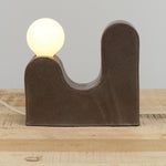 Virginia Sin Home Lamps Little Hills Table Lamp Loam / 10" L X 3.5" D X 8.5" H