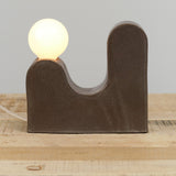 Virginia Sin Home Lamps Little Hills Table Lamp Loam / 10" L X 3.5" D X 8.5" H