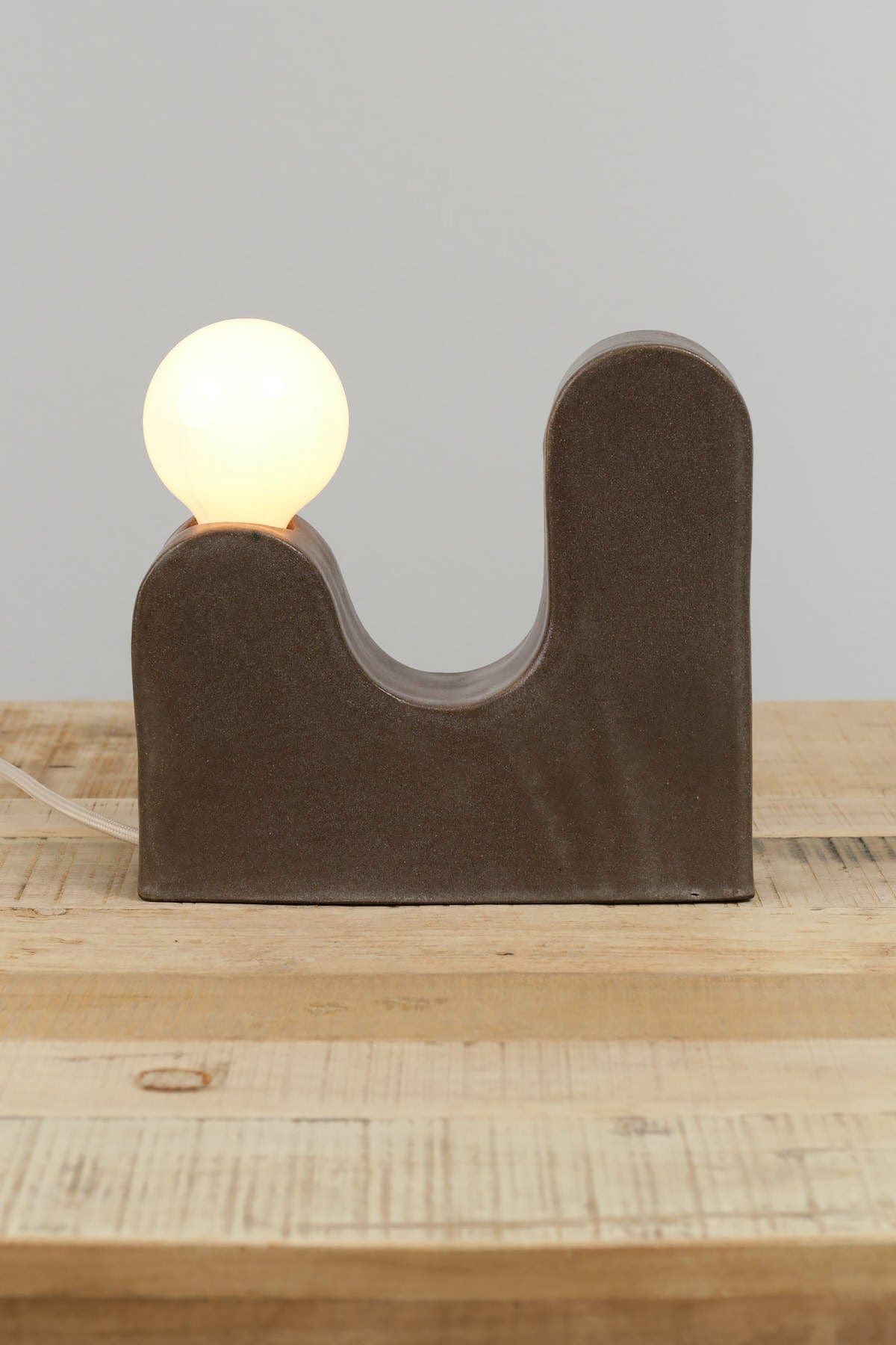 Virginia Sin Home Lamps Little Hills Table Lamp Loam / 10" L X 3.5" D X 8.5" H
