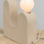 Virginia Sin Home Lamps Rolling Hills Table Lamp Sand / 13" W X 3.5" D X 12" H