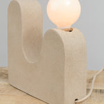 SIN Large Rolling Hills Table Lamp in Light Sand Color