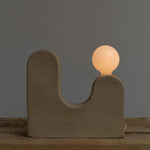 Virginia Sin Home Lamps Rolling Hills Table Lamp Sand / 13" W X 3.5" D X 12" H