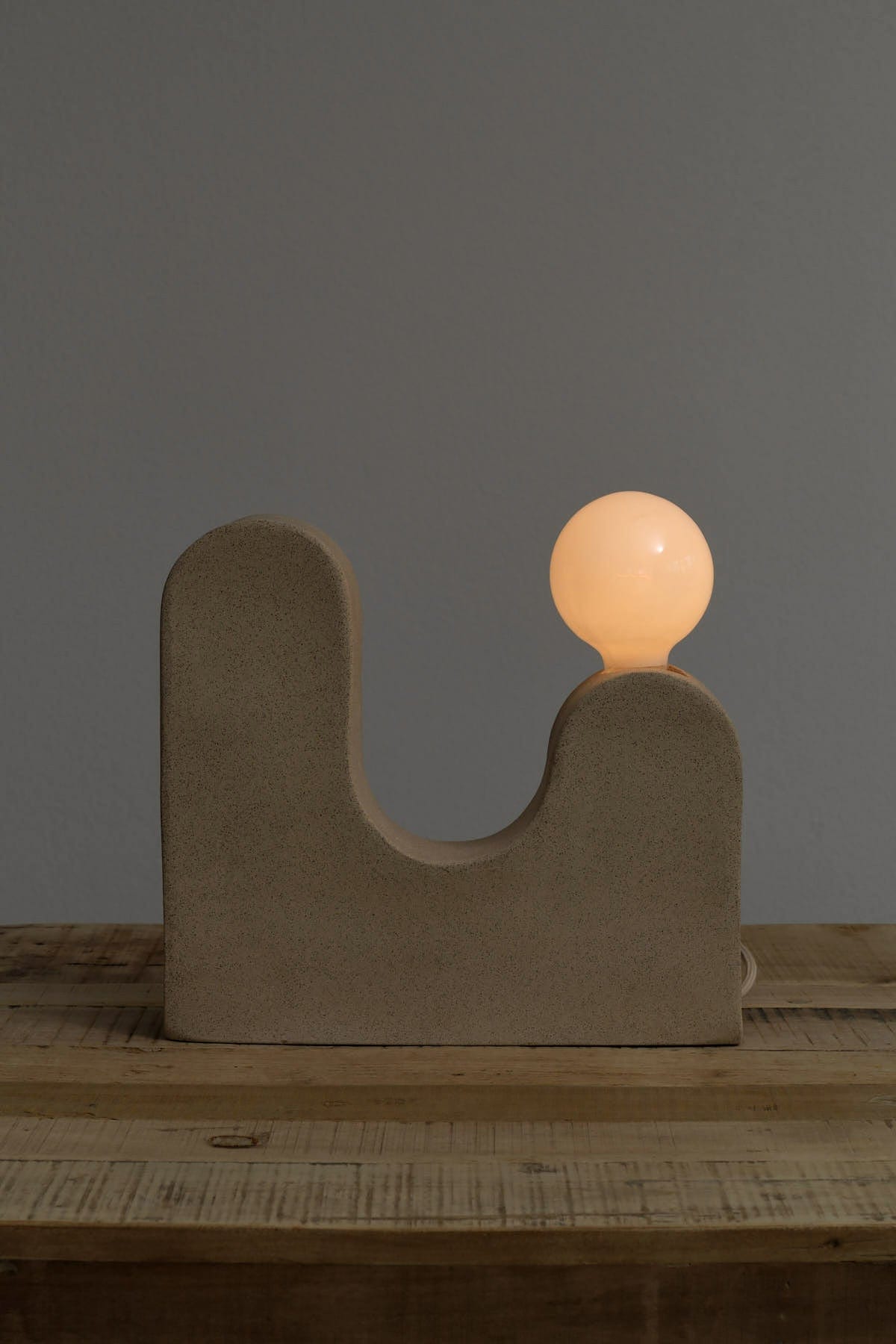 Virginia Sin Home Lamps Rolling Hills Table Lamp Sand / 13" W X 3.5" D X 12" H